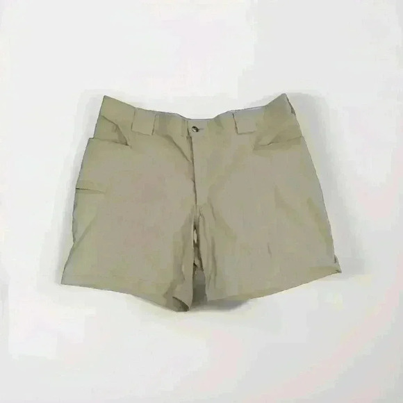 Duluth Trading Flex Dry On The Fly Cargo Shorts Men's Size 40 Beige 9" Inseam - Picture 1 of 11
